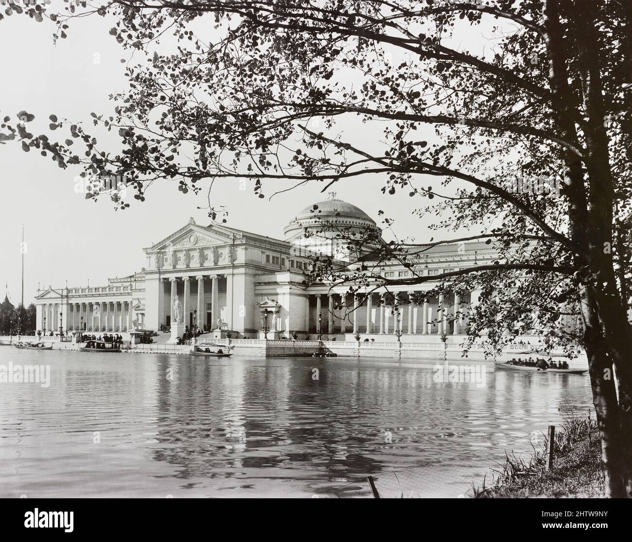 South entrance of Palace of Fine Arts, World's Columbian Exposition