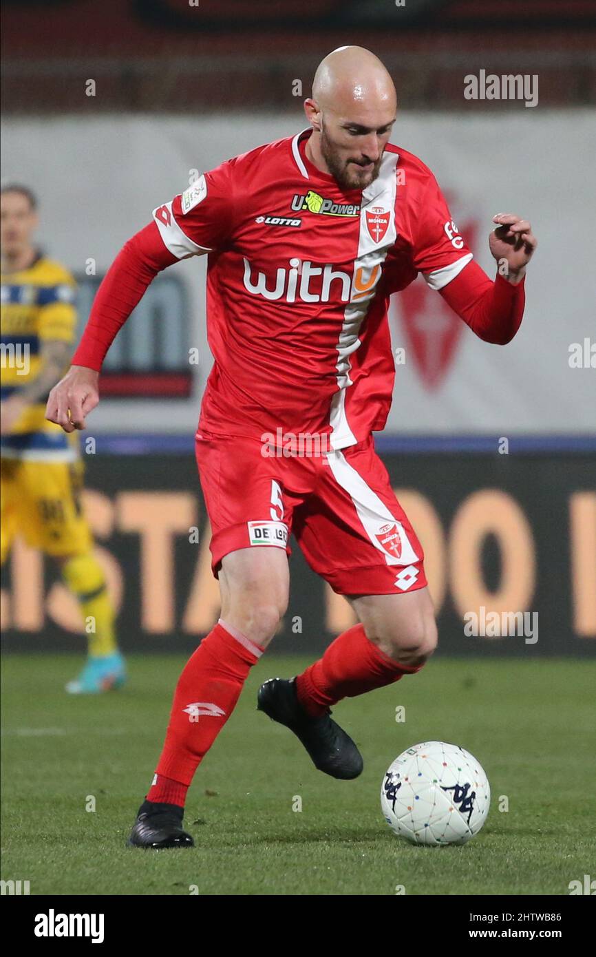 Luca Caldirola of AC MONZA in action during the Serie B match between AC  Monza and Parma Calcio at U-Power Stadium on March 2, 2022 in Monza, Italy  Stock Photo - Alamy