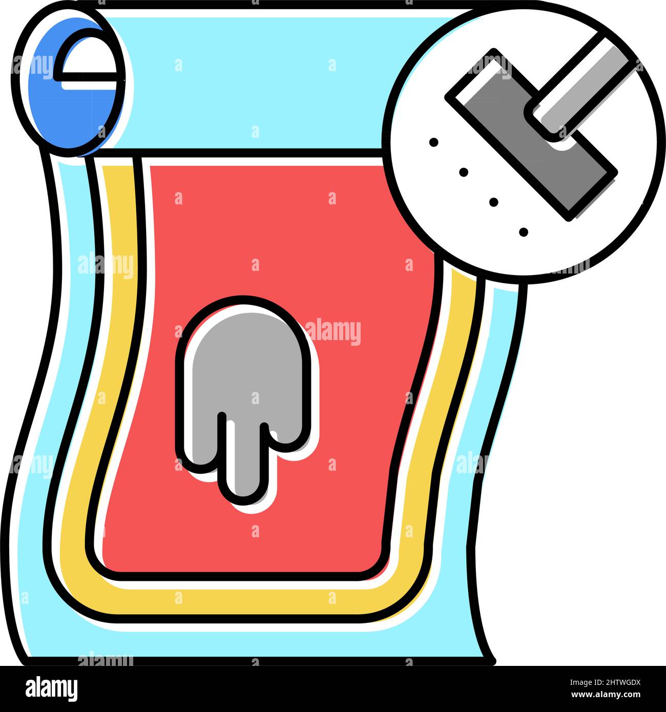 carpet cleaning color icon vector illustration Stock Vector Image & Art ...