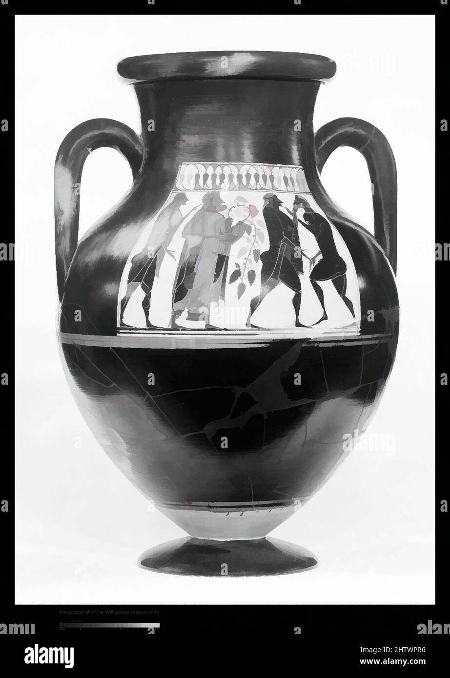 Art inspired by Terracotta amphora (jar), Archaic, ca. 550–530