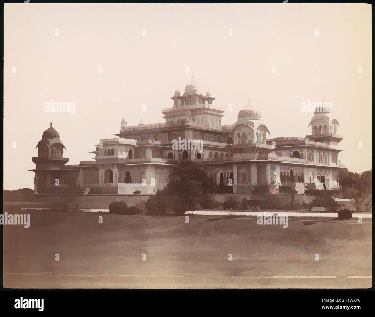 Art inspired by Jaipur, 1860s–70s, Albumen silver print from glass negative, 18.3 x 23.5 cm (7 3/16 x 9 1/4 in.), Photographs, Unknown, Classic works modernized by Artotop with a splash of modernity. Shapes, color and value, eye-catching visual impact on art. Emotions through freedom of artworks in a contemporary way. A timeless message pursuing a wildly creative new direction. Artists turning to the digital medium and creating the Artotop NFT Stock Photo