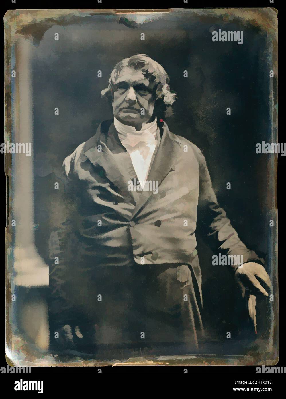 Art inspired by Lemuel Shaw, ca. 1850, Daguerreotype, 21.6 x 16.5 cm (8 1/2 x 6 1/2 in.), Photographs, Albert Sands Southworth (American, West Fairlee, Vermont 1811–1894 Charlestown, Massachusetts), Josiah Johnson Hawes (American, Wayland, Massachusetts 1808–1901 Crawford Notch, New, Classic works modernized by Artotop with a splash of modernity. Shapes, color and value, eye-catching visual impact on art. Emotions through freedom of artworks in a contemporary way. A timeless message pursuing a wildly creative new direction. Artists turning to the digital medium and creating the Artotop NFT Stock Photo