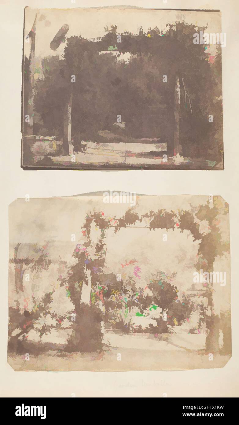 Art inspired by Garden at Umballa, 1850s, Albumen silver print, Image: 10.3 x 13.2 cm (4 1/16 x 5 3/16 in.), Photographs, Unknown, Classic works modernized by Artotop with a splash of modernity. Shapes, color and value, eye-catching visual impact on art. Emotions through freedom of artworks in a contemporary way. A timeless message pursuing a wildly creative new direction. Artists turning to the digital medium and creating the Artotop NFT Stock Photo