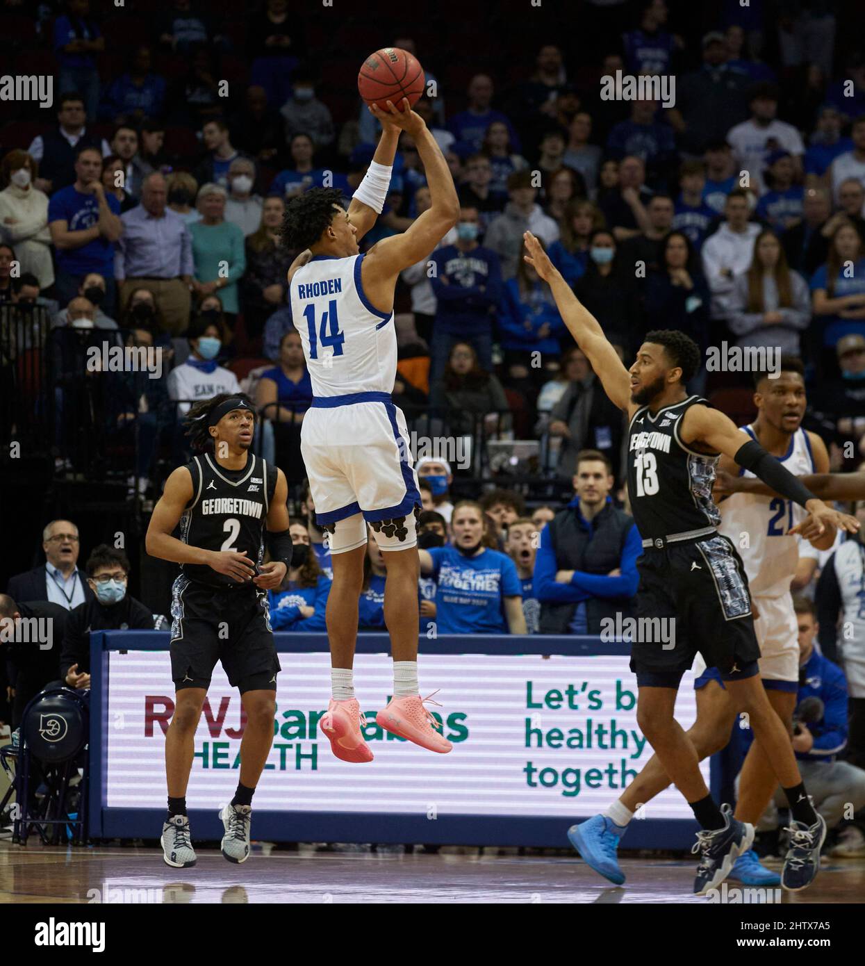 Newark, New Jersey, USA. 2nd Mar, 2022. Seton Hall Pirates guard Jared ...