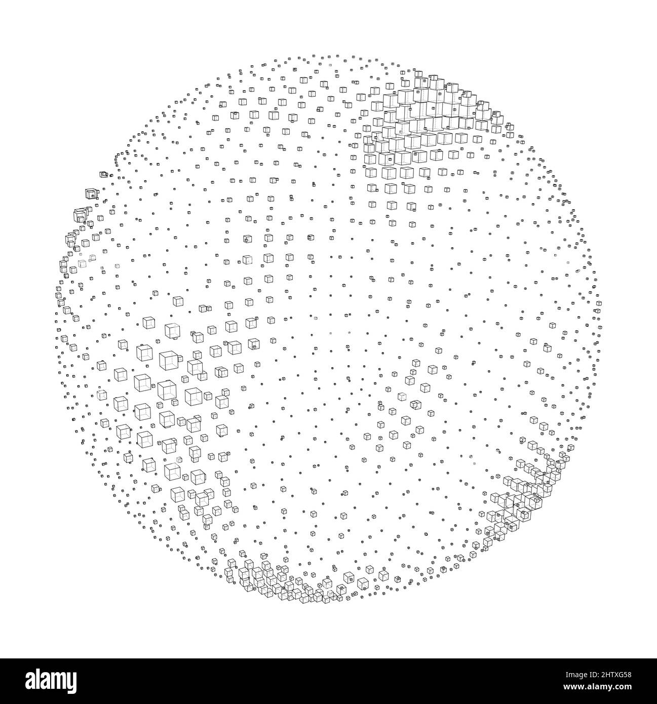 Vector abstract sphere background Stock Vector Image & Art - Alamy