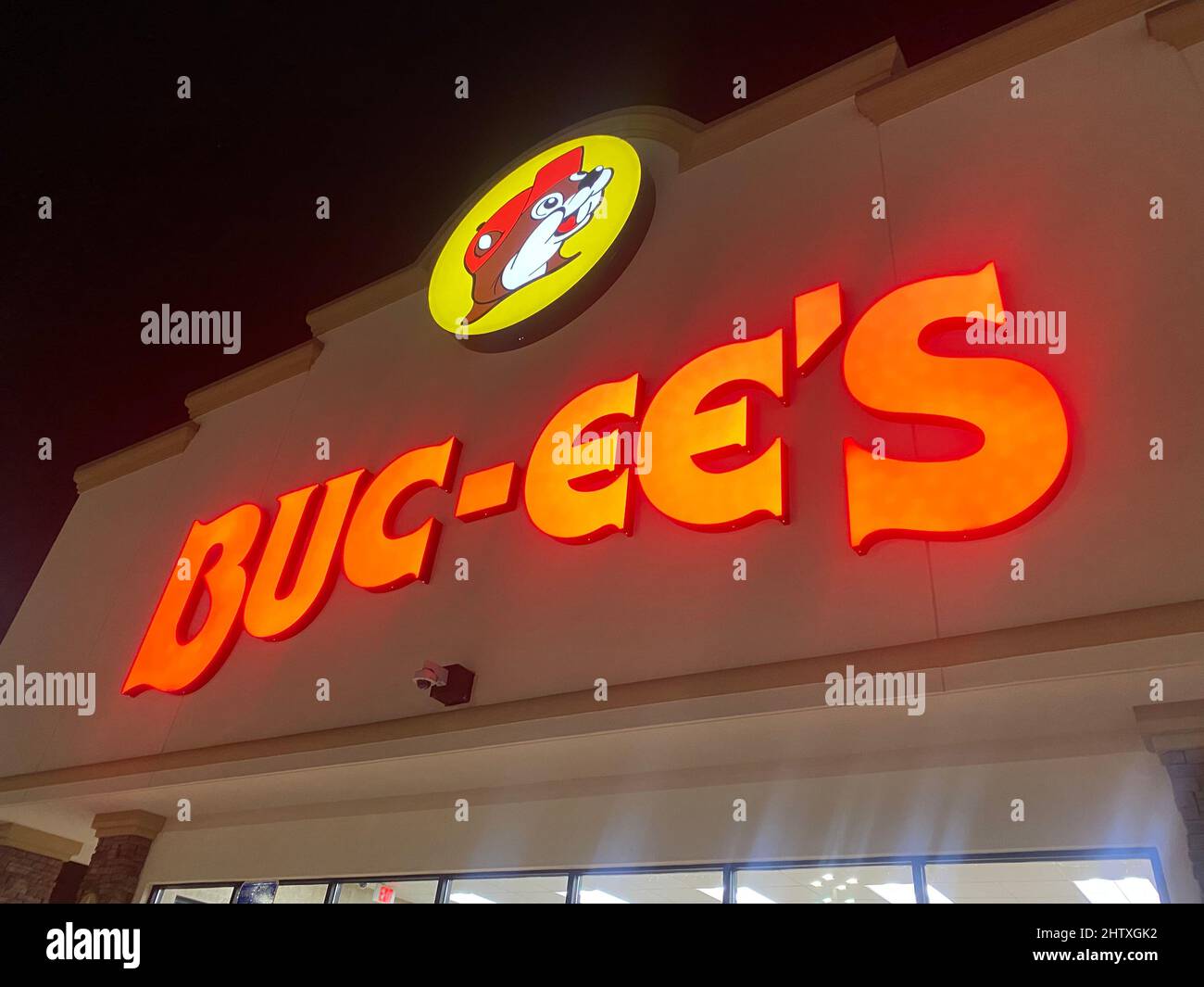 Calhoun, USA. 2nd Mar, 2022. Buccee's is a popular large