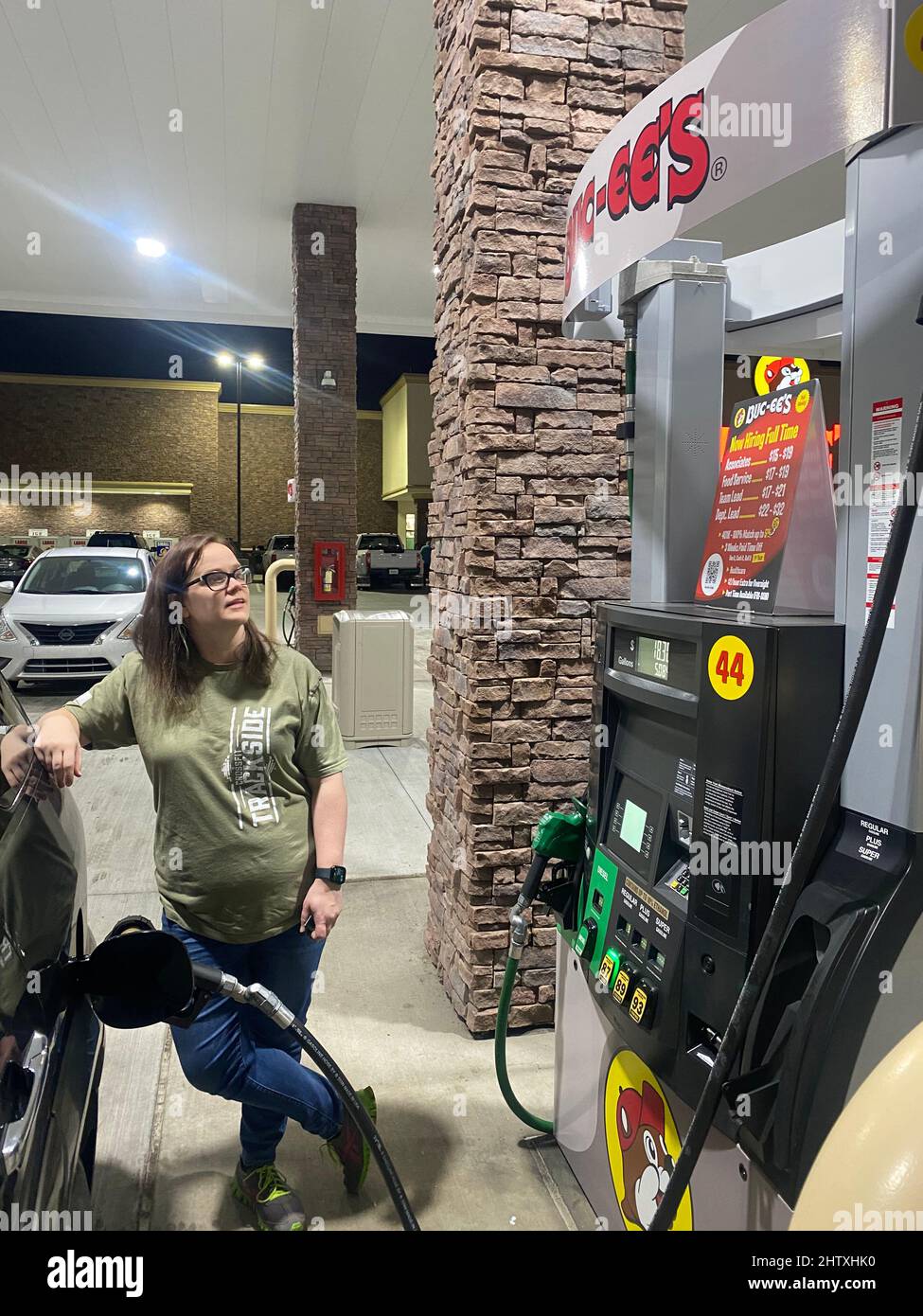 Calhoun, USA. 2nd Mar, 2022. Buccee's is a popular large