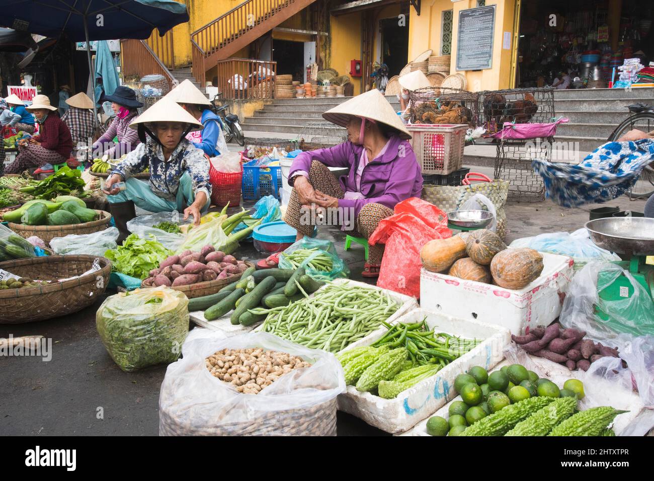 Market in Hoi An, Vietnam Stock Photo