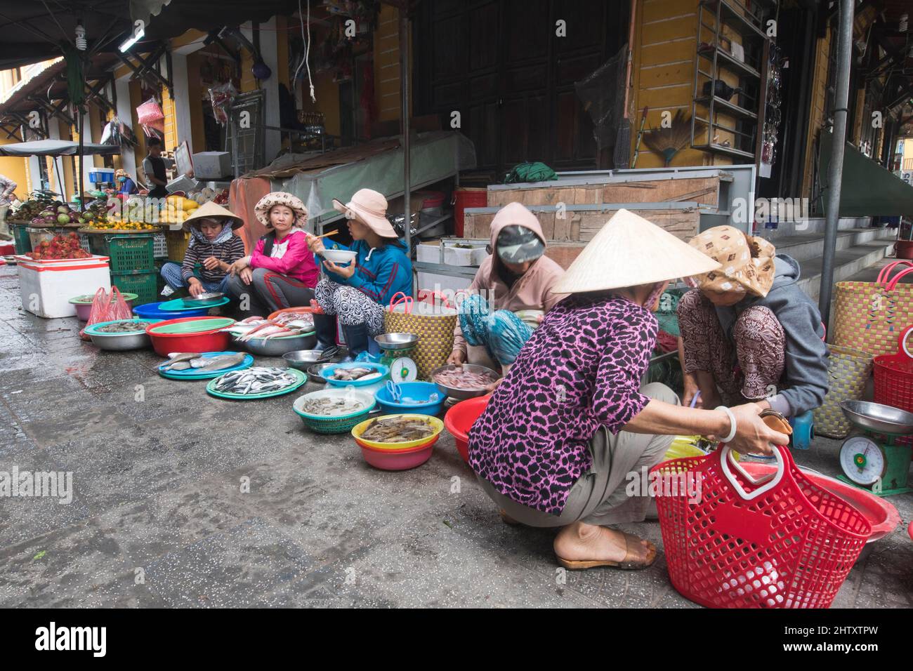 Market in Hoi An, Vietnam Stock Photo