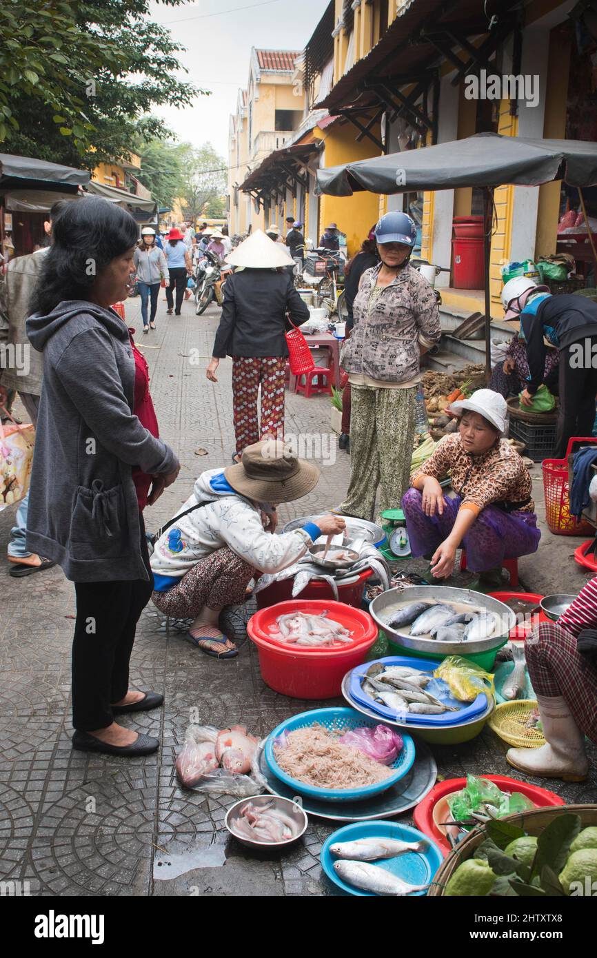 Market in Hoi An, Vietnam Stock Photo