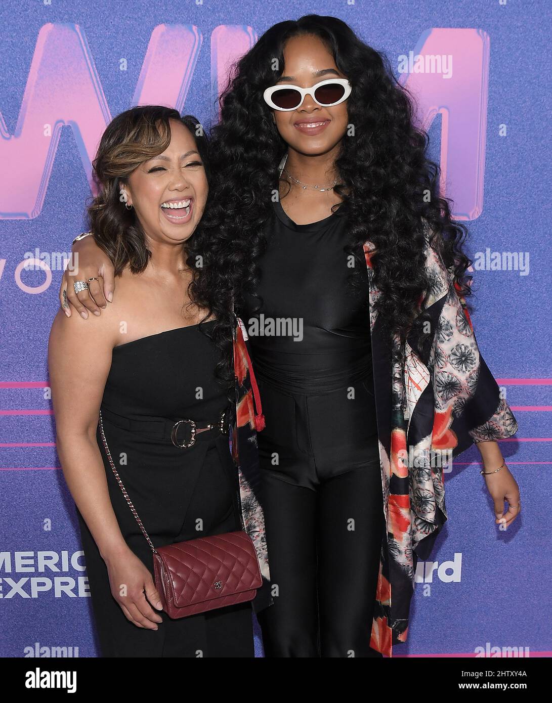 Los Angeles, USA. 02nd Mar, 2022. (LR) Agnes Wilson and H.E.R. at the