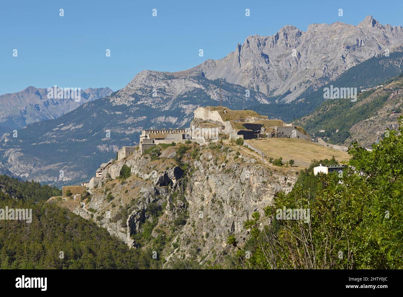 Fortifications of Briancon, Departement Hautes-Alpes, Region Provence-Alpes-Cote d'Azur, France Stock Photo