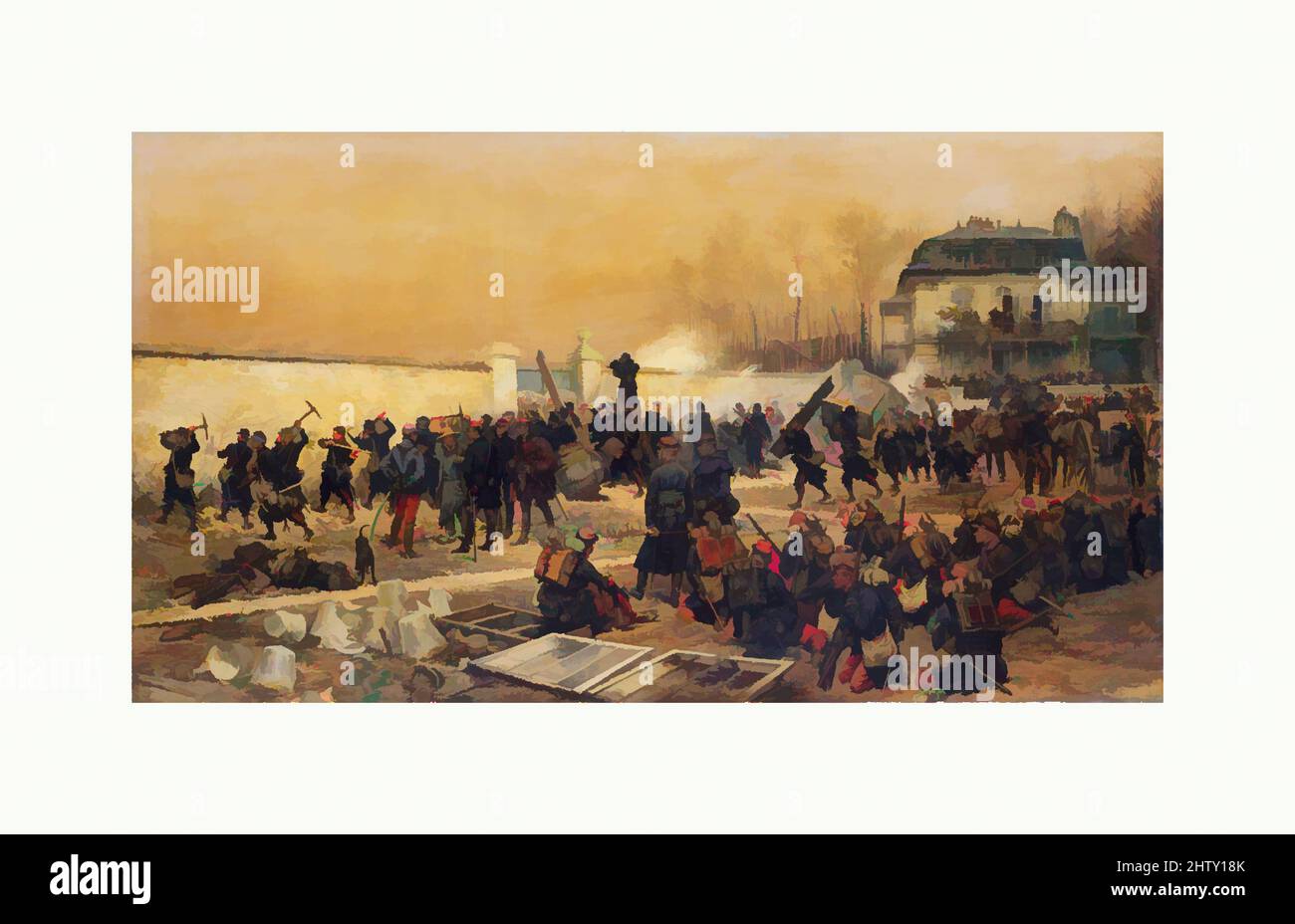Amazon.co.jp: JHA 絵画 アート額絵 日本の名画 葛飾北斎「軍鶏