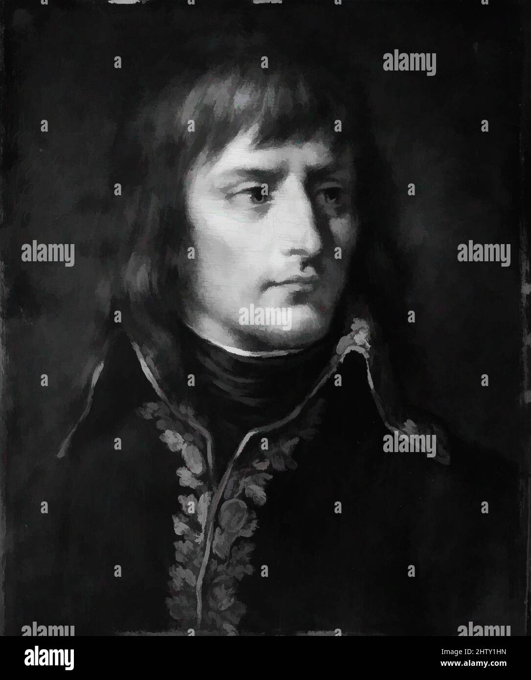 Art inspired by Napoleon Bonaparte (1769–1821), Oil on wood, 18 1/4 x 15  in. (46.4 x 38.1 cm), Paintings, French Painter (mid-19th century, Classic  works modernized by Artotop with a splash of