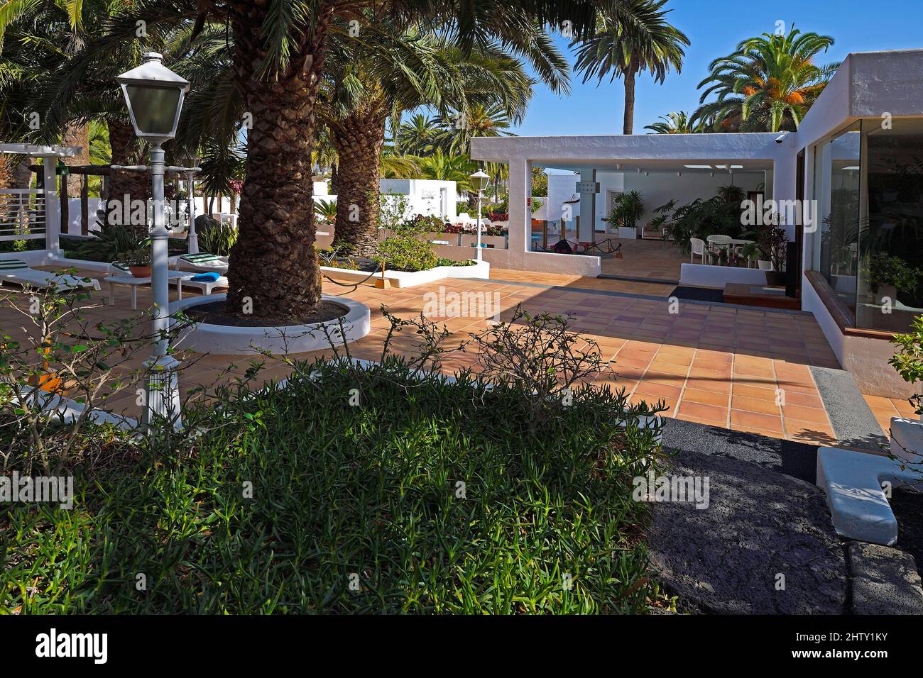 Former residence of Cesar Manrique, Museum, Haria, Valley of a Thousand Palms, Lanzarote, Canary Islands, Spain Stock Photo