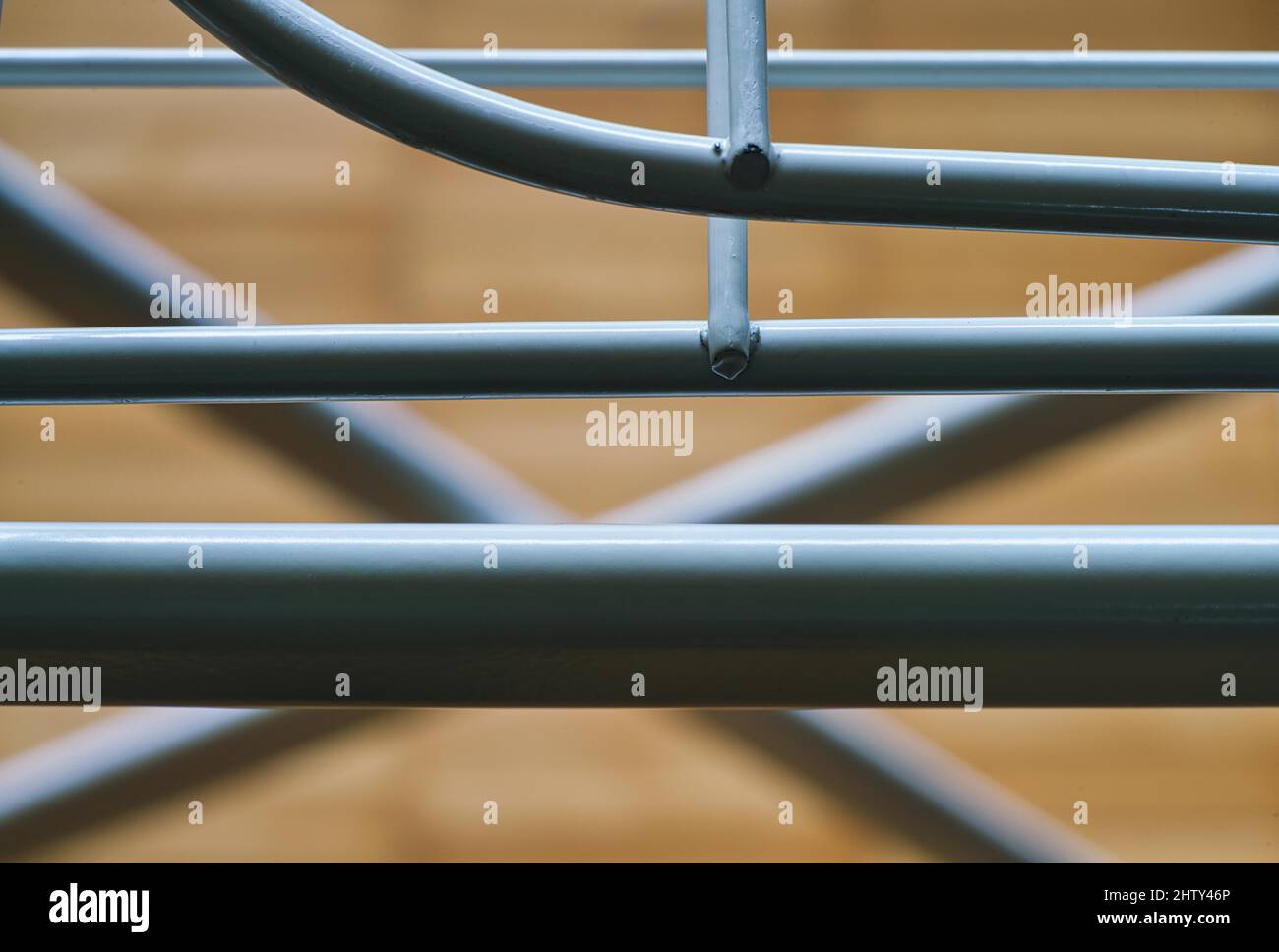 Macro, clothes horse on parquet floor, abstract forms Stock Photo Alamy