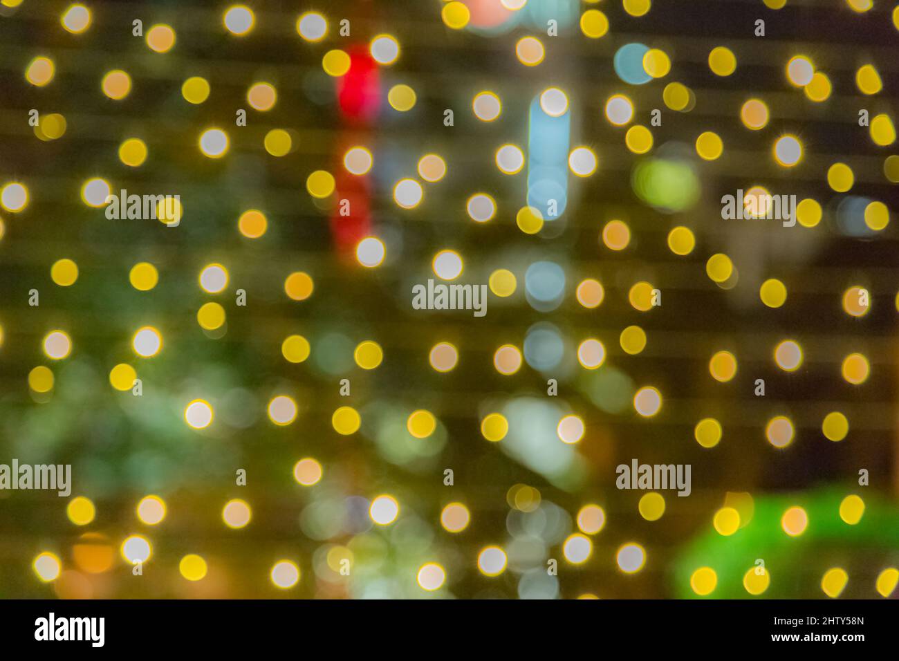 Blur of golden bokeh background Stock Photo - Alamy