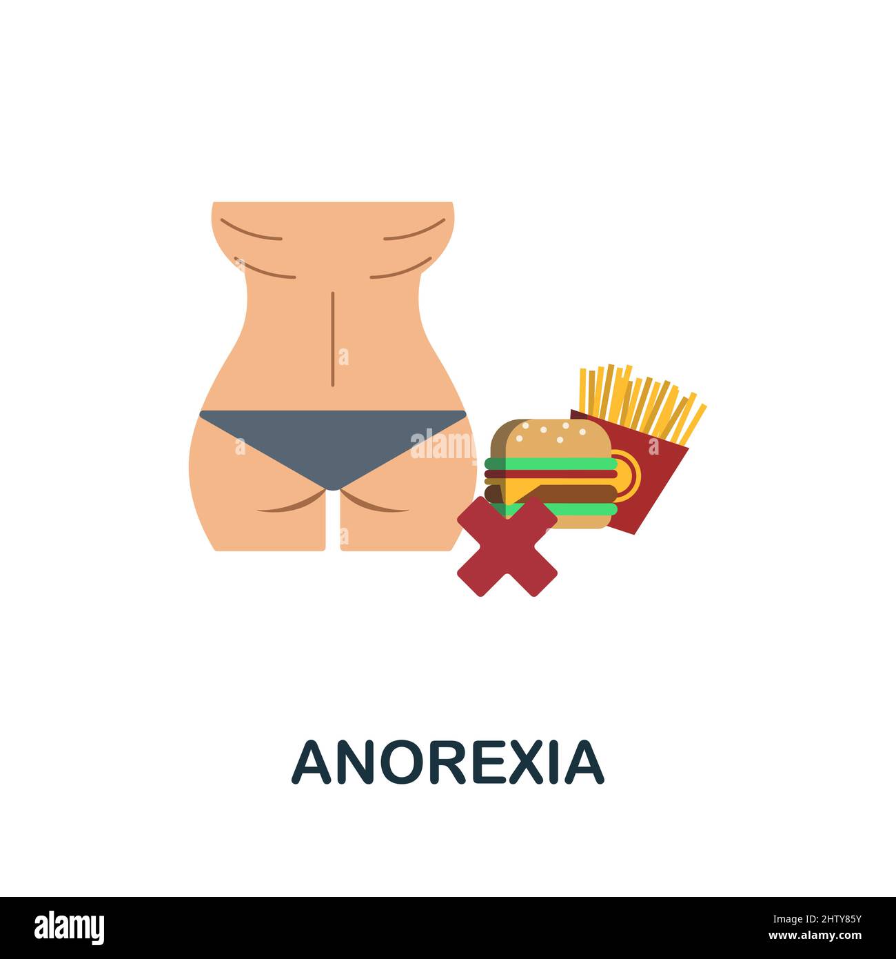 Anorexia doctor Stock Vector Images - Alamy