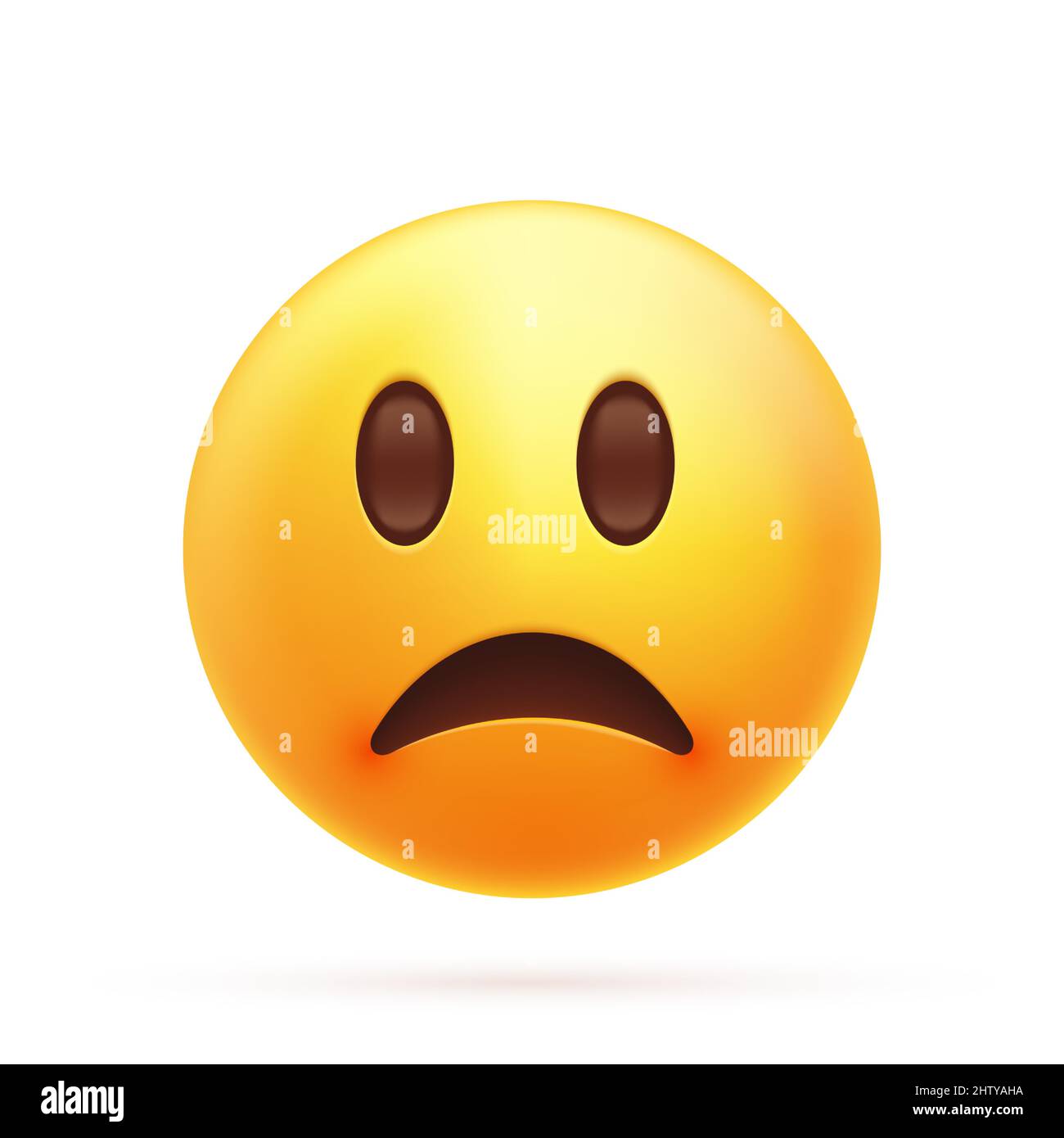 Sad emoji icon Stock Vector Image & Art Alamy