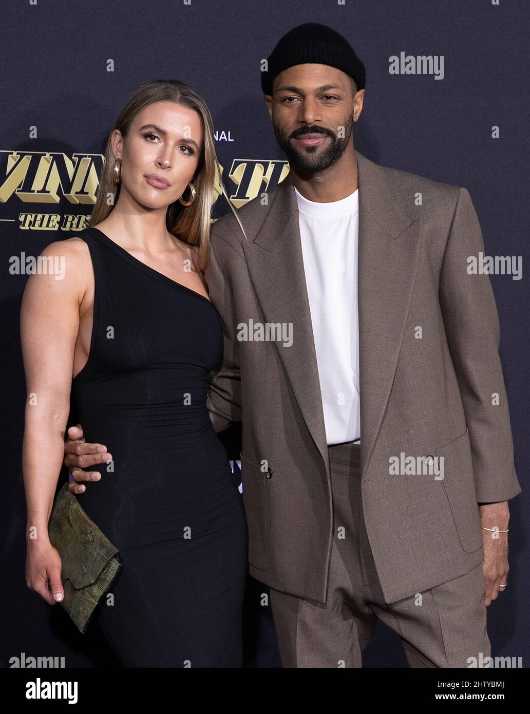 DeVaughn Nixon attends the premiere of HBO's "Winning Time: The Rise of