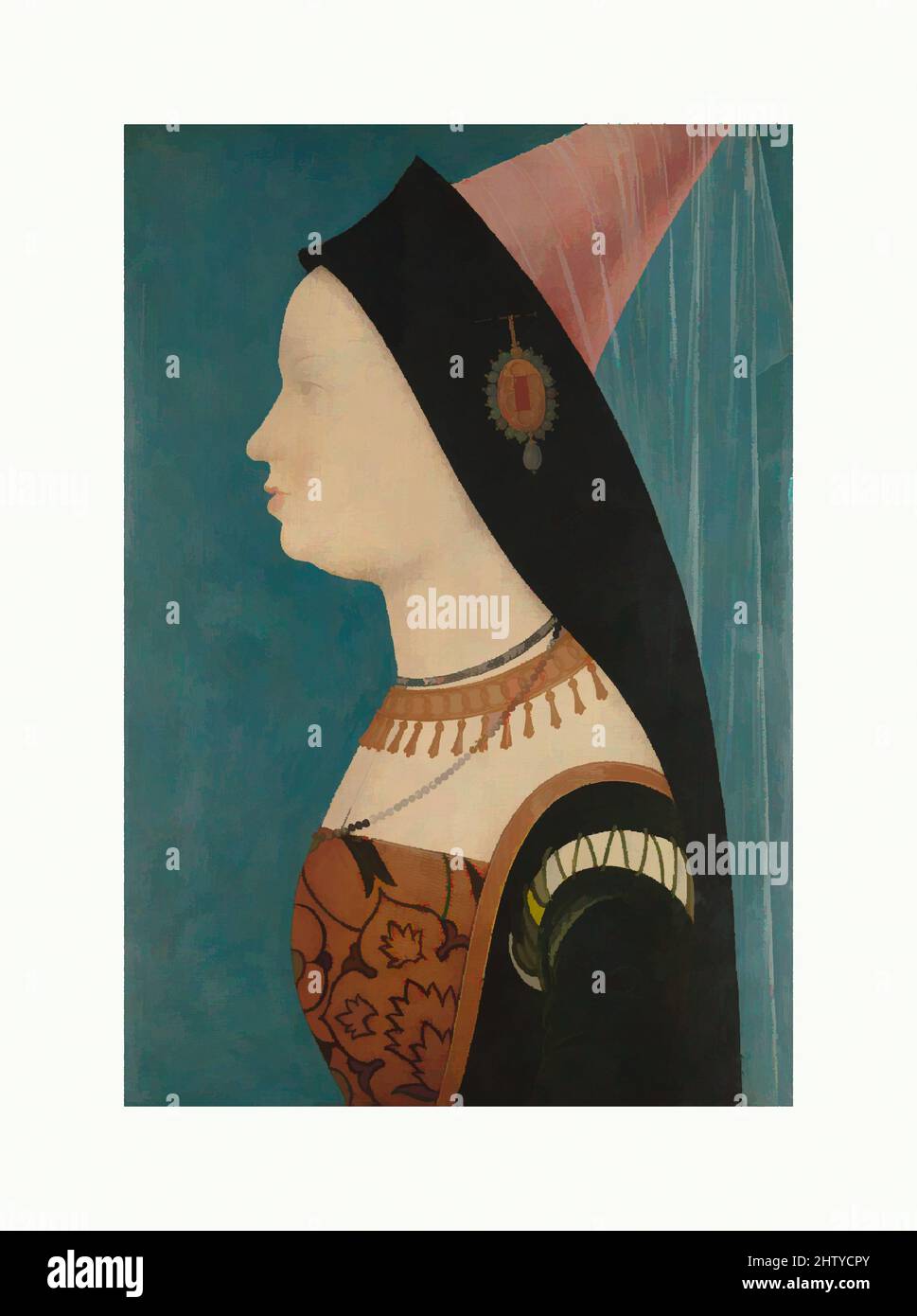 Art inspired by Mary of Burgundy, 1528, Oil on fir panel, 17 5/8 x 12 3/16 in. (44.8 x 31 cm); painted surface 17 5/16 x 12 in. (43.9 x 30.5 cm), Paintings, Master H.A. or A.H. (Austrian, Tirol (?), active late 1520s), Mary, duchess of Burgundy (1457–1482), was the first wife of, Classic works modernized by Artotop with a splash of modernity. Shapes, color and value, eye-catching visual impact on art. Emotions through freedom of artworks in a contemporary way. A timeless message pursuing a wildly creative new direction. Artists turning to the digital medium and creating the Artotop NFT Stock Photo