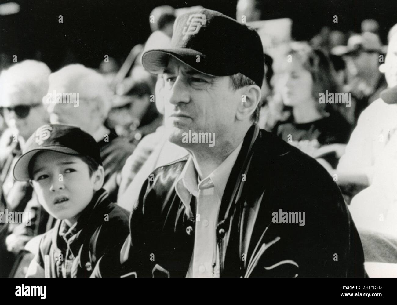 American actor Robert De Niro and child actor Andrew J. Ferchland in