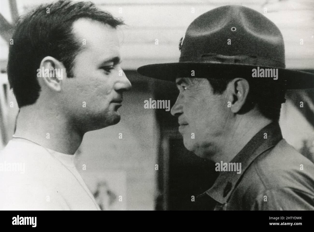 American actor Bill Murray (left) and Warren Oates in the movie Stripes, USA 1981 Stock Photo