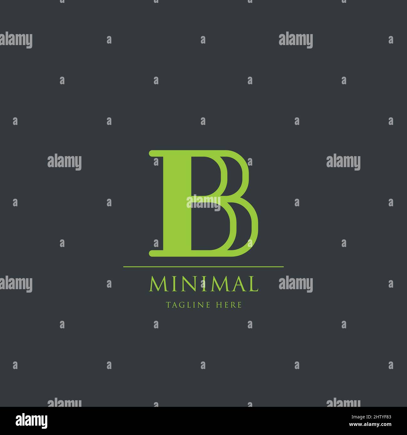 Letter B Logo Icon Design Template. Stock Vector