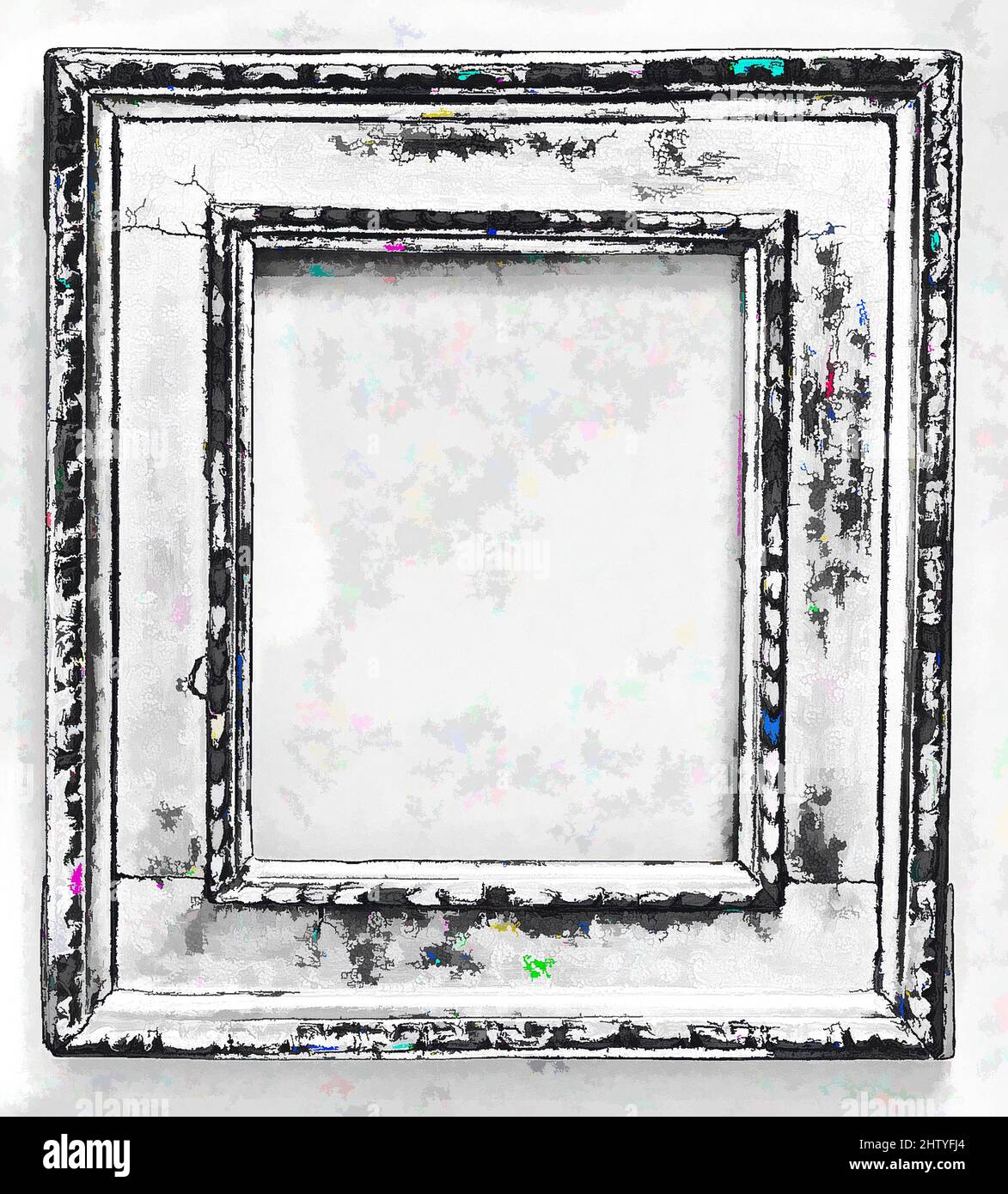 Art inspired by Cassetta frame, late 16th century, Italian, Bologna, Poplar, 32.2 x 28.6, 19 x 15.3, 20.7 x 17.3 cm., Frames, Classic works modernized by Artotop with a splash of modernity. Shapes, color and value, eye-catching visual impact on art. Emotions through freedom of artworks in a contemporary way. A timeless message pursuing a wildly creative new direction. Artists turning to the digital medium and creating the Artotop NFT Stock Photo