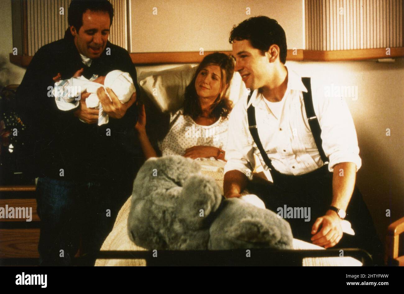Actors Paul Reiser, Greg Evigan, and Staci Keanan in the TV series My Two Dads, USA 1987 Stock Photo