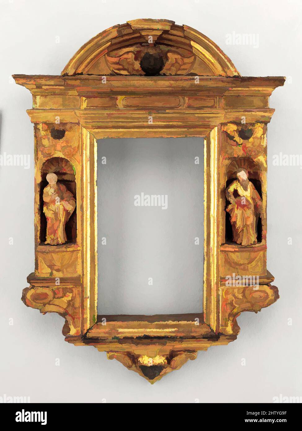 Art inspired by Tabernacle frame, 1540–50, Italian, Verona, Poplar with ...