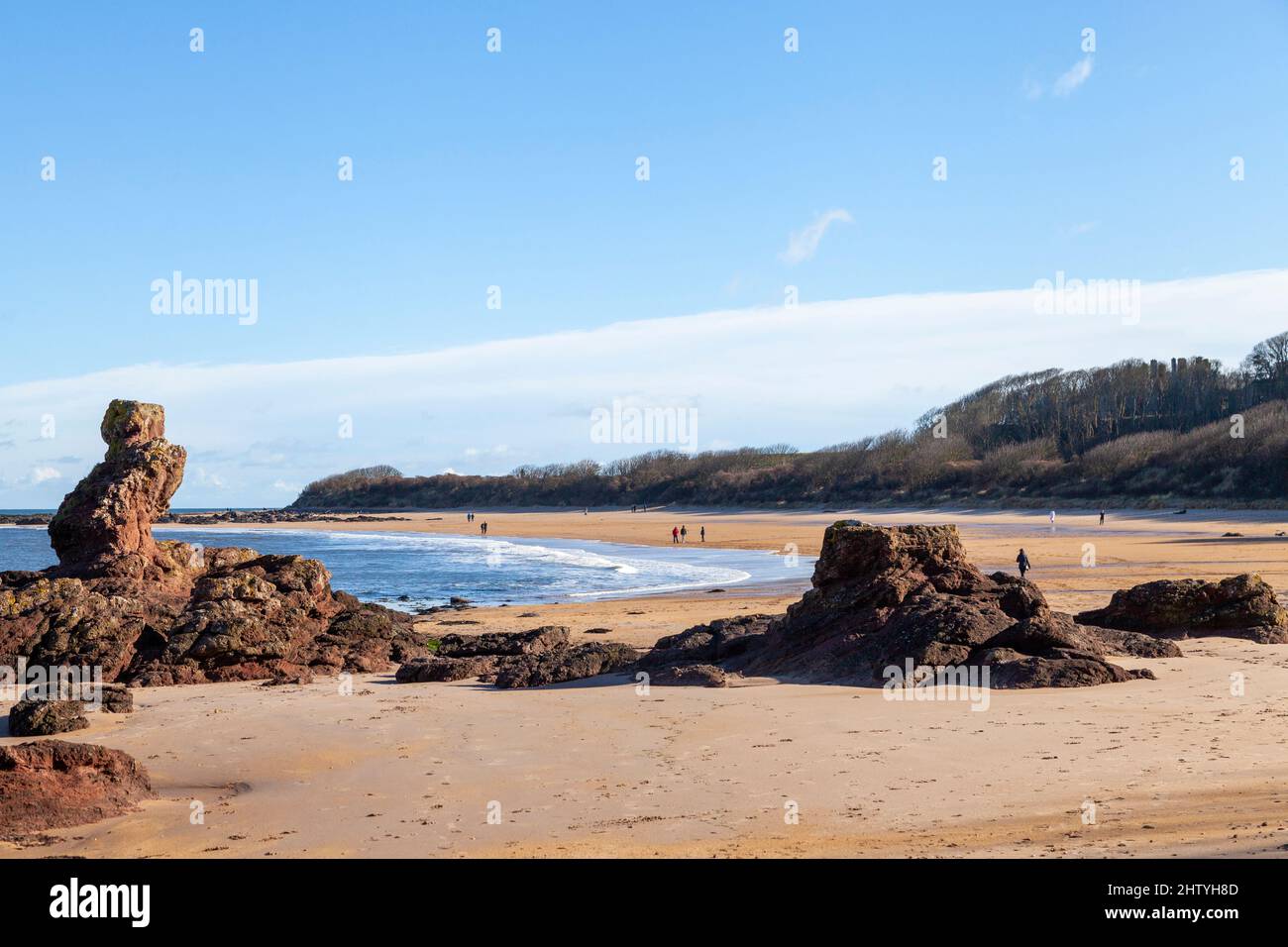 Seacliff Beach near North Berwick in East Lothian Stock Photo