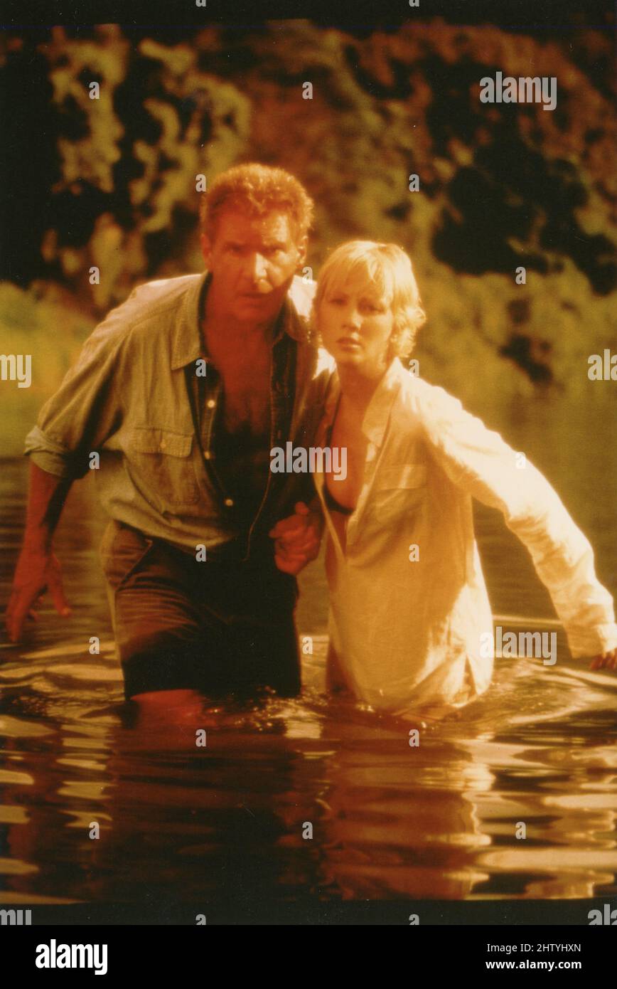 American actor Harrison Ford and actress Anne Heche in the movie 6 Days 7 Nights, USA 1998 Stock Photo