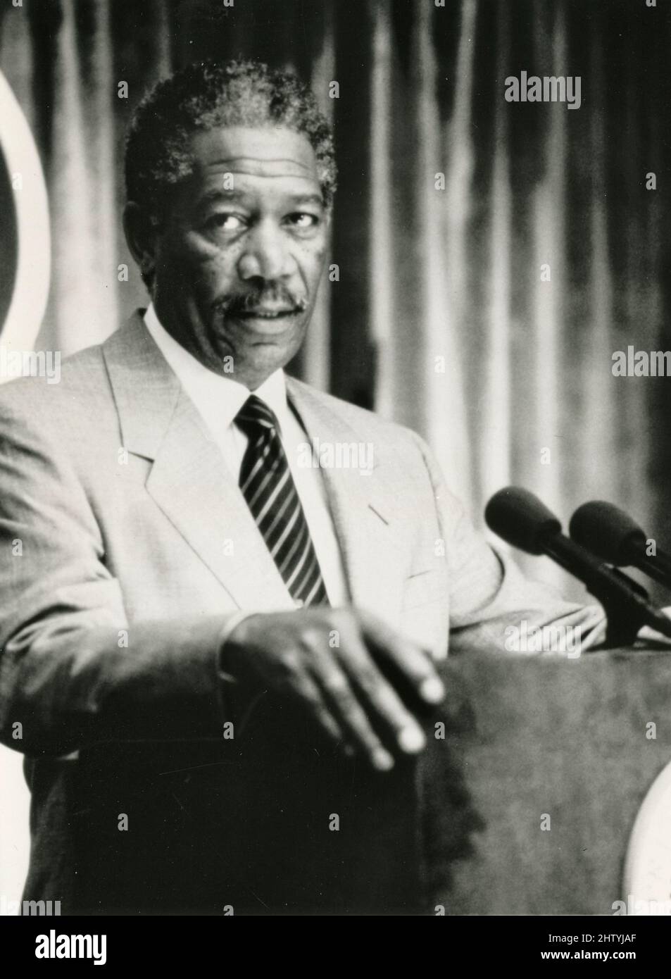 American actor Morgan Freeman in the movie Deep Impact, USA 1998 Stock Photo