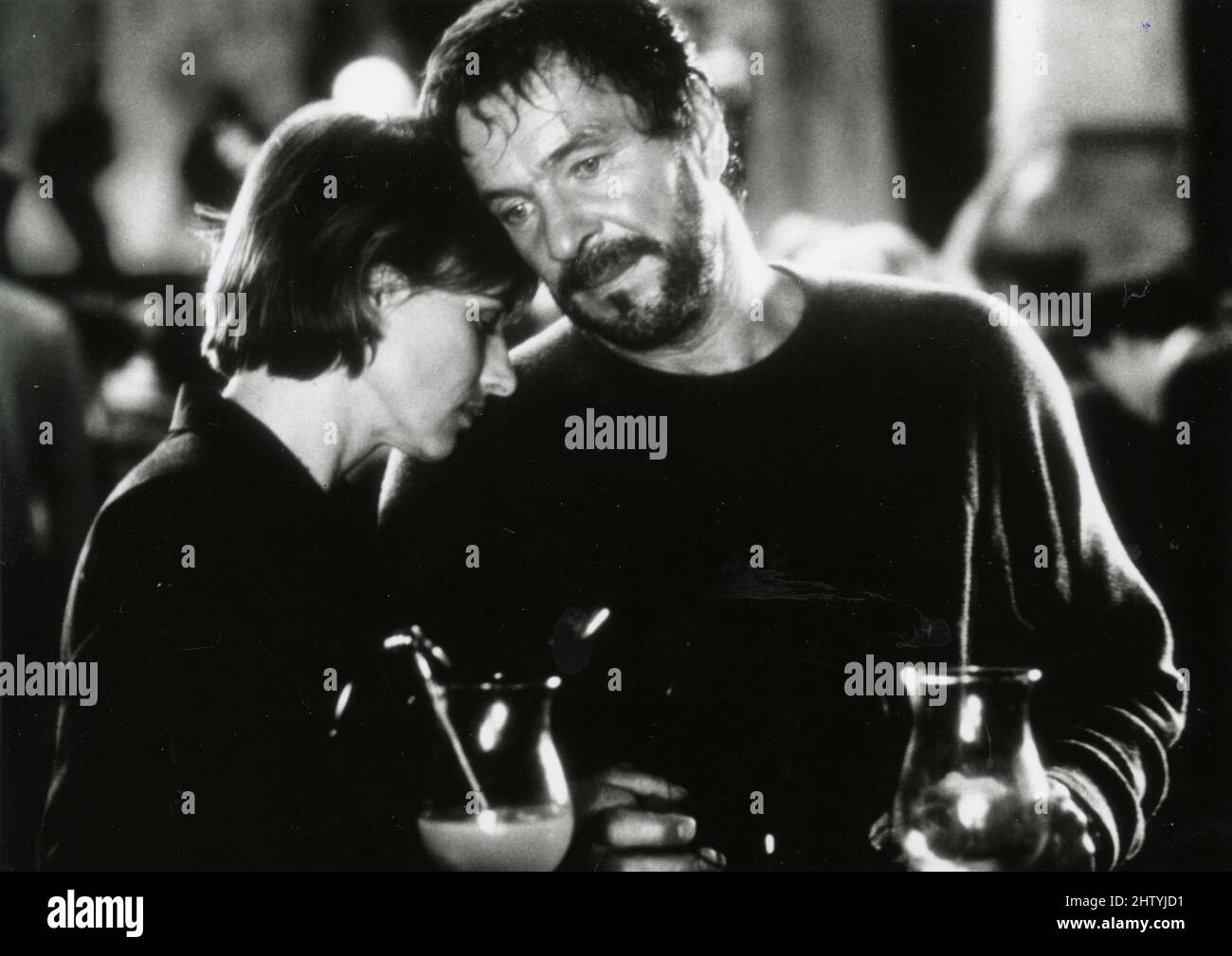German actress Corinna Harfouch and actor Gotz George in the movie Solo For Clarinet, 1998 Stock Photo