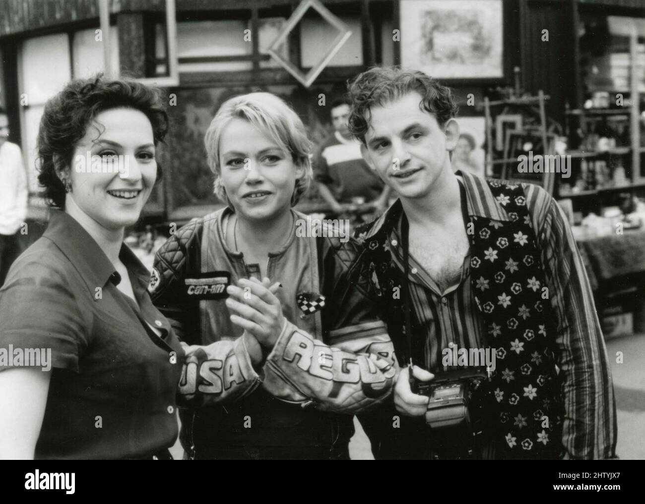 German actresses Martina Gedeck, Jennifer Nitsch, and actor Dominique Horwitz in the movie Women Don't Lie, Germany 1998 Stock Photo