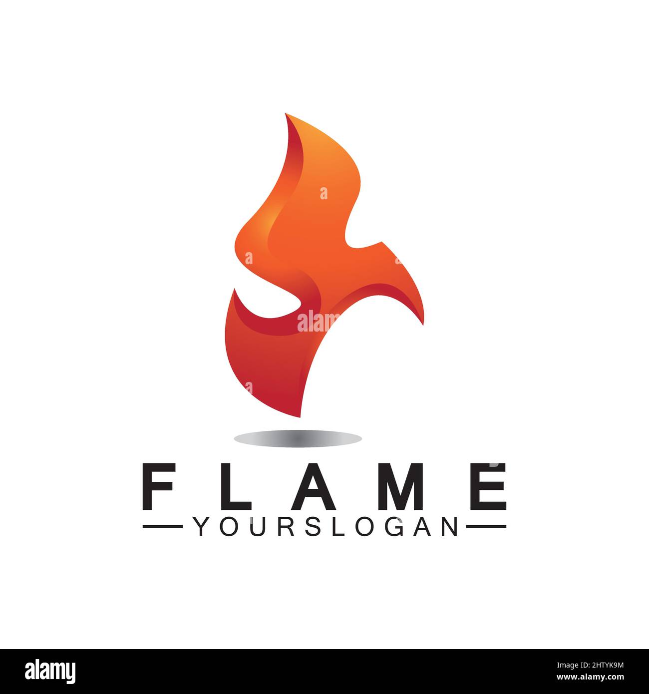 Fire Flame Logo design vector template Stock Vector Image & Art - Alamy