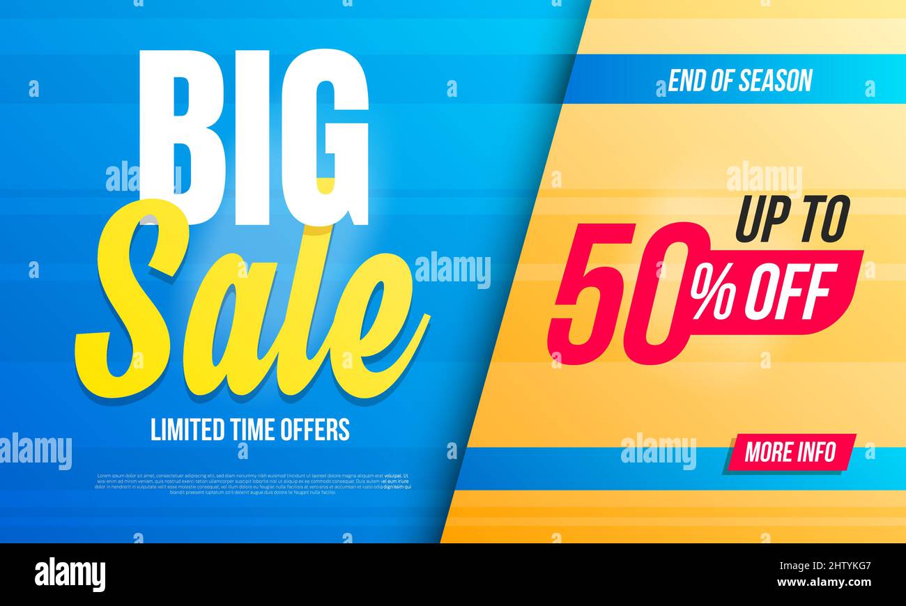 https://c8.alamy.com/comp/2HTYKG7/big-sale-up-to-50-off-dynamic-modern-shopping-banner-2HTYKG7.jpg