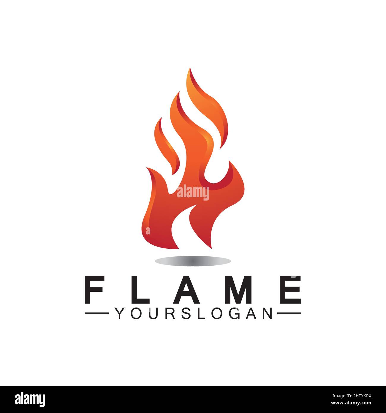 Fire Flame Logo design vector template Stock Vector Image & Art - Alamy