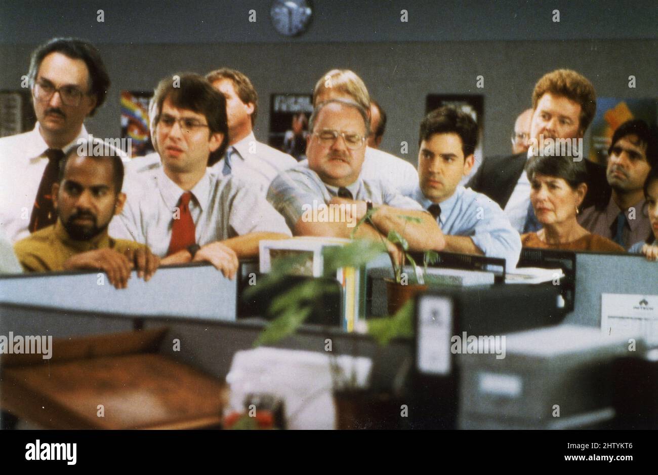 Actors Ron Livingston (left) and Stephen Root in the movie Office Space, USA 1999 Stock Photo