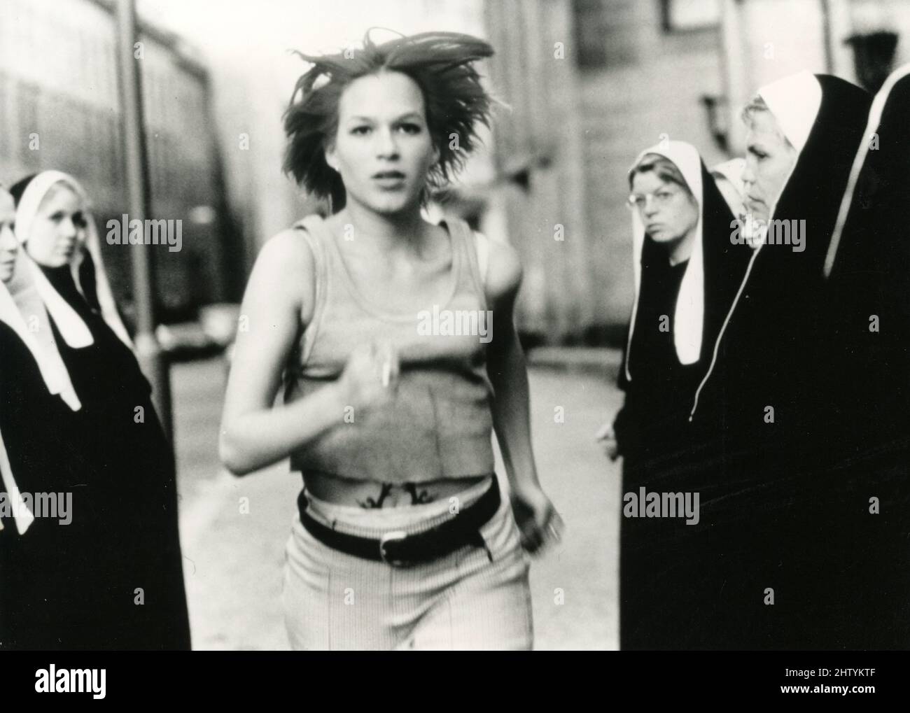 German actress Franka Potente in the movie Lola Rennt, Germany 1998 Stock Photo