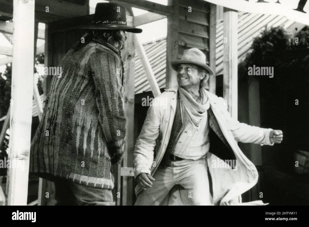 Italian actor Terence Hill in the movie Troublemakers, Italy 1994 Stock