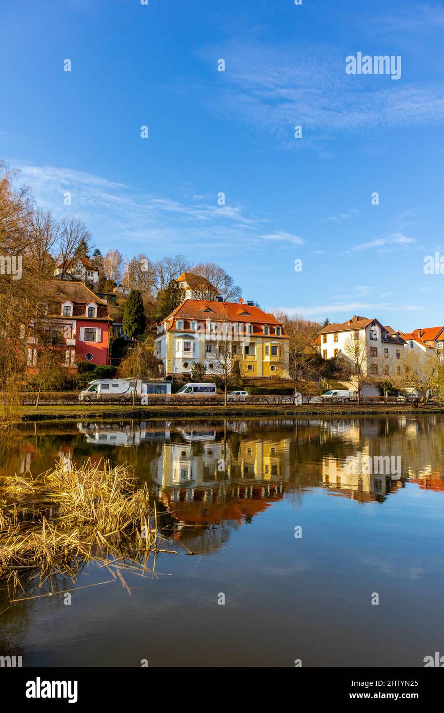 Spring walk through the beautiful town of Schmalkalden - Thuringia ...