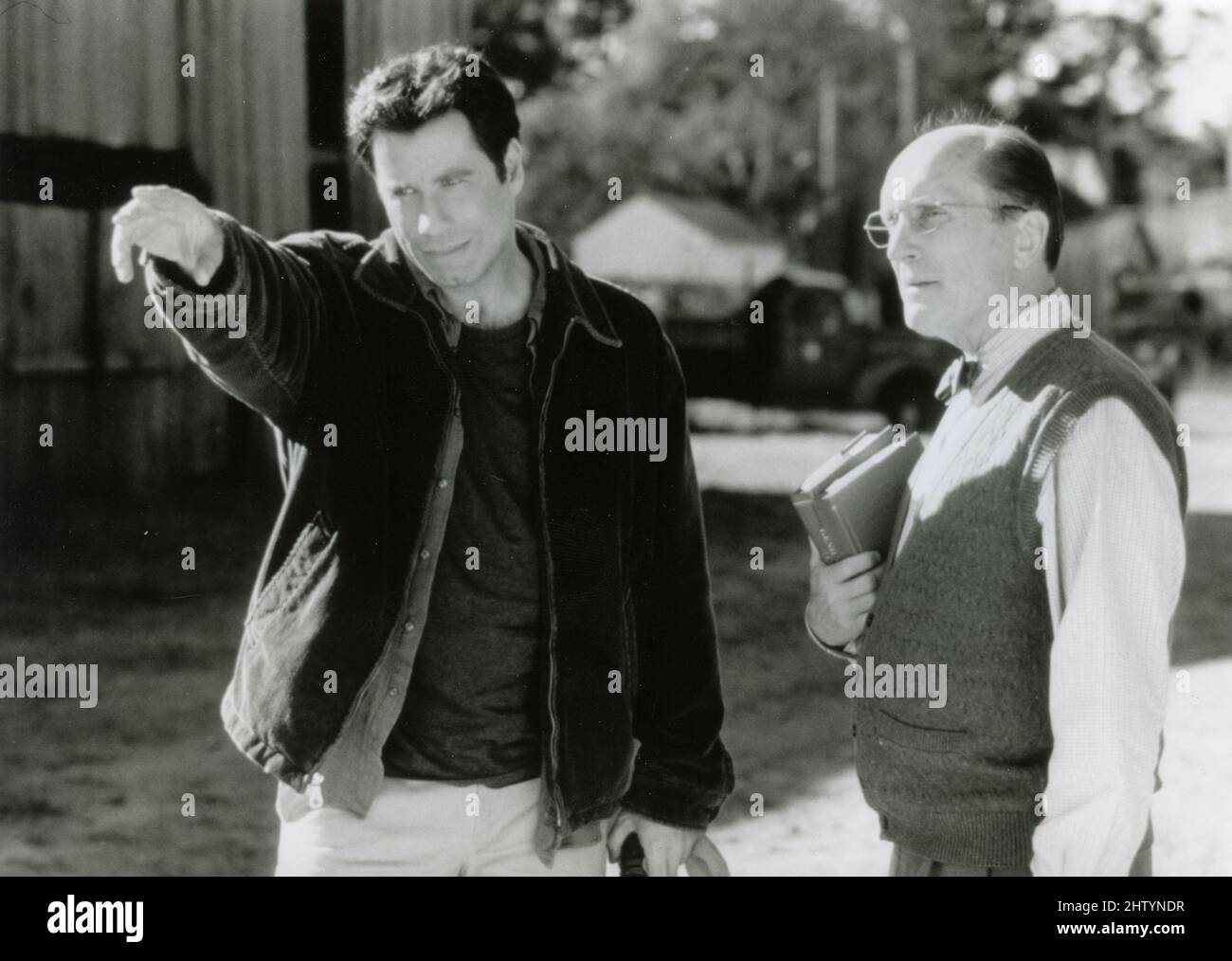 American actors John Travolta and Robert Duvall in the movie Phenomenon, USA 1996 Stock Photo