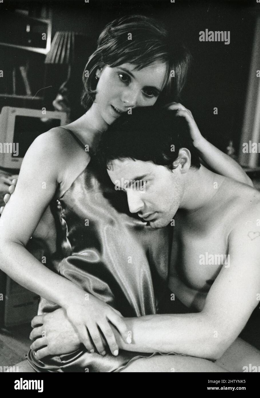 Actor Gedeon Burkhard and actress Nadja Uhl in the movie Parfum de Meurtre, Germany 1998 Stock Photo