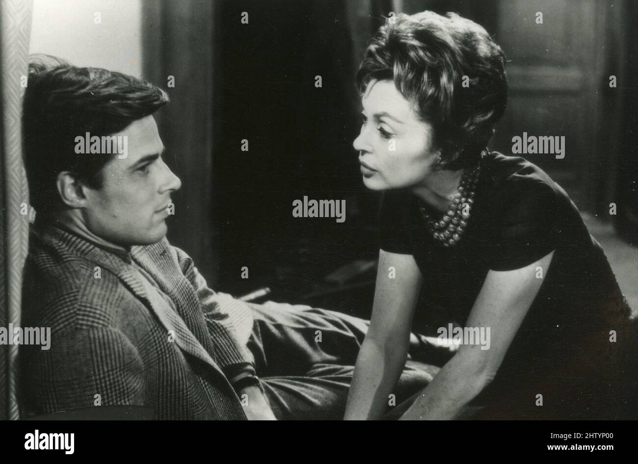 Actors Lilli Palmer and Jean Sorel in the movie Adorable Julia, Austria/France 1961 Stock Photo