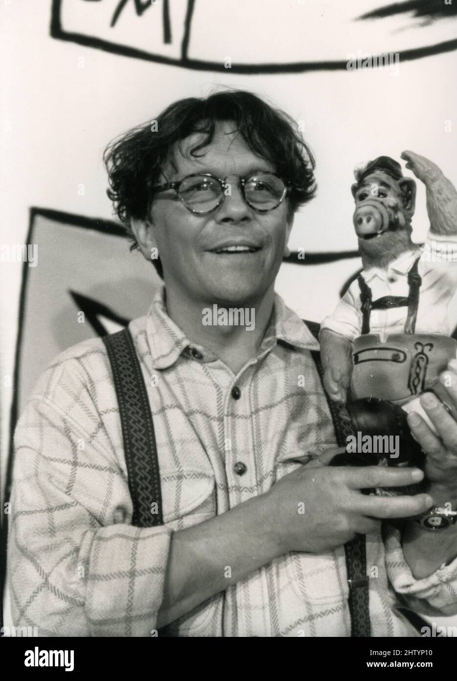 German voice actor Tommi Piper in the TV show Rote Lanterne, Germany 1992 Stock Photo
