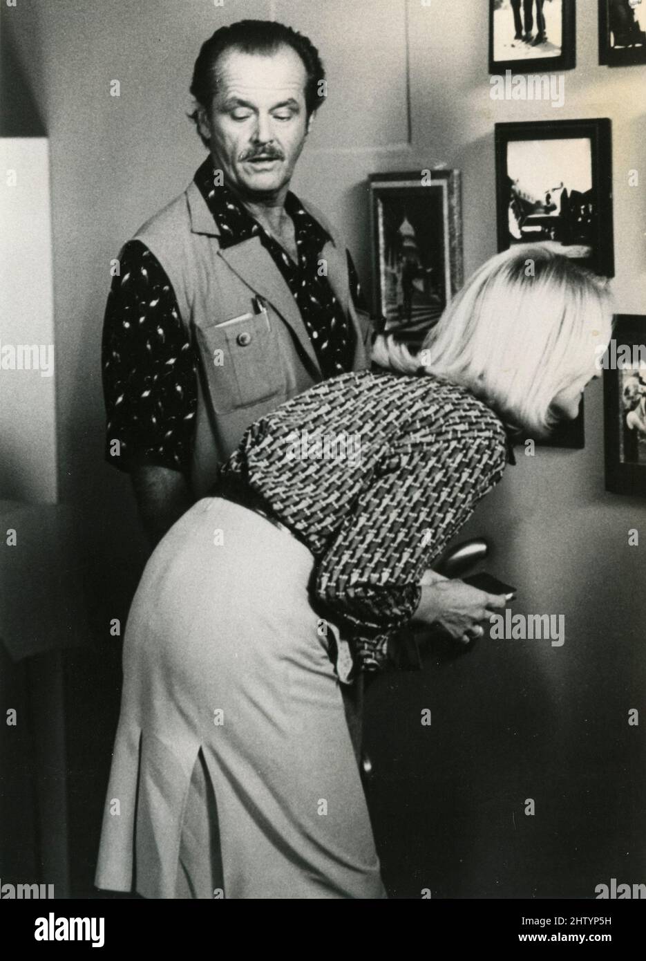 American actors Jack Nicholson and Ellen Barkin in the movie Man Trouble, USA 1992 Stock Photo