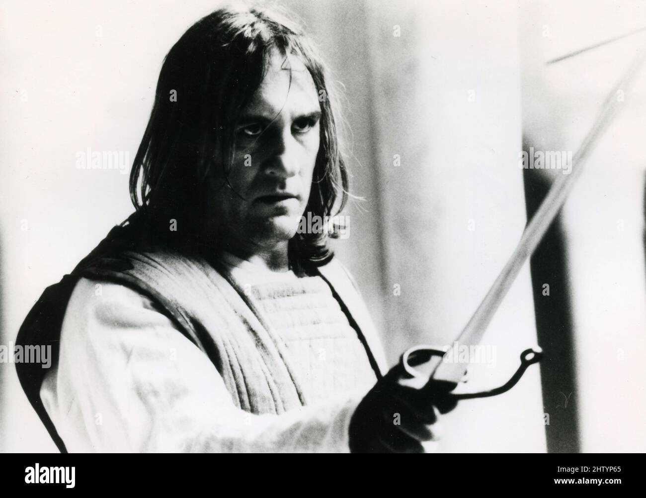 French actor Gerard Depardieu in the movie 1492: Conquest of Paradise, USA 1992 Stock Photo