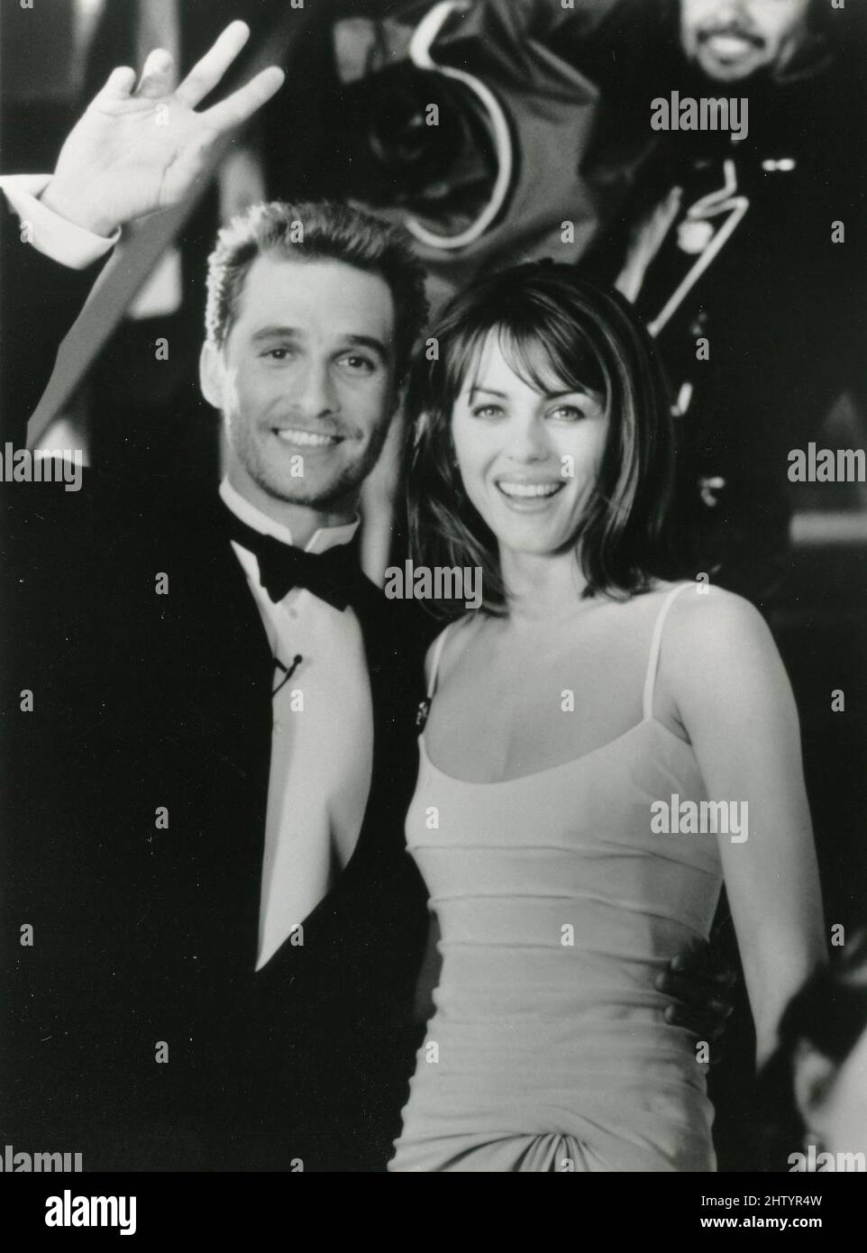American actor Matthew McConaughey and Elizabeth Hurley in the movie Edtv, USA 1999 Stock Photo